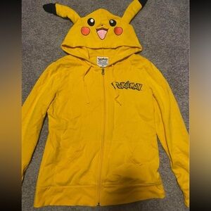 Pokemon Pikachu Zip Up Hoodie